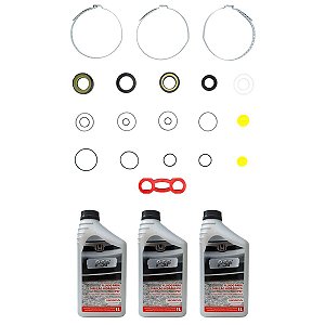 Kit Reparo Cx De Direção Honda Civic 2001/2006 + 3 Óleos PSF