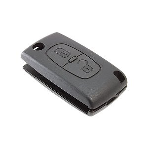 Capa Carcaça Chave Canivete 2 Botões Peugeot / Citroen