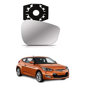 Lente Espelho Do Retrovisor C Base Lado Direito Hyundai Veloster  2011 a 2013