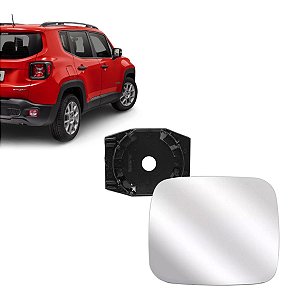 Lente Espelho Do Retrovisor Com Base Lado Dir. Jeep Renegade - 6669m