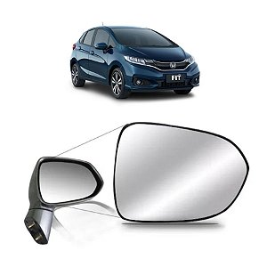 Lente Espelho Do Retrovisor Lado Direito Honda Fit 2003/2008 - 2159m