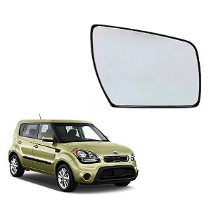 Lente Espelho Do Retrovisor Lado Direito Kia Soul 2009  a  2014