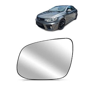 Lente Espelho Do Retrovisor Lado Esquerdo Kia Cerato 2008/2010 - 2330m
