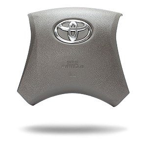 CAPA / TAMPA DE AIRBAG DO VOLANTE TOYOTA HILUX SW4 2010  a 2015 MARROM