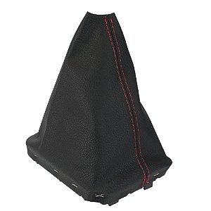 Coifa De Câmbio Base Vw Polo Virtus 2018 Costura Vermelha