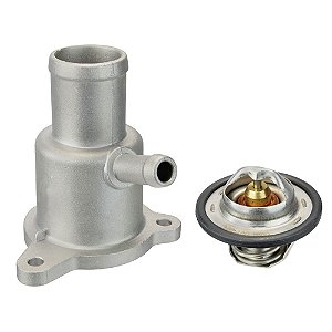 Carcaça + Válvula Termostática De Alumínio Nissan Livina 1.6 / Reanult Clio Sandero Scenic Megane Logan 1.6 - 7700101179