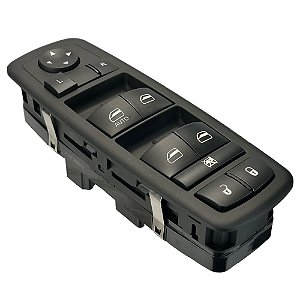Interruptor Botão Comando Do Vidro Elétrico Journey Caravan Liberty Grand Cherokee S/ Rebatimento