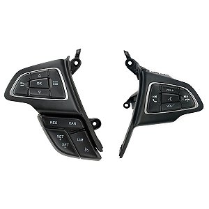 Par Botão Do Volante Piloto Automático + Controle De Som Original Ford Ecosport 2017 a 2021 - GN159E740CA / GJ5T14K147CA