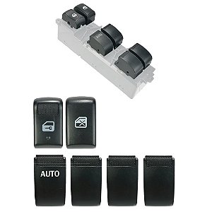 Kit Capa Botão Vidro Elétrico Chevrolet S10 Trailblazer - 94728492