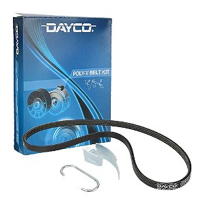 Correia Elástica Dayco Vw Gol Fox Polo Voyage SpaceFox - 3PK796EE