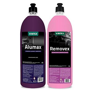 Removex Desengraxante Automotivo 1,5L + Limpa Alumínio Alumax 1,5L Vintex Vonixx