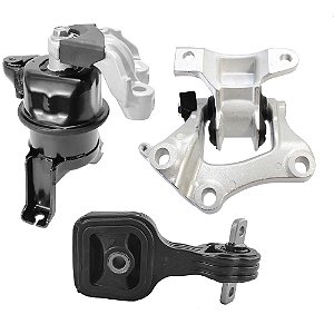 Kit 3 Coxim Motor Cambio Automático Civic 2.0 - 2012 Até 2016