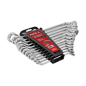 Conjunto Jogo De Chave Estrela Cromo 12 Peças 6x7mm à 30x32 - Noll