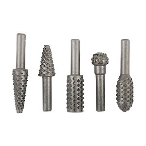 Conjunto De Lima Grozas Rotativas Para Madeira Com 5 Peças - Eda 8AF