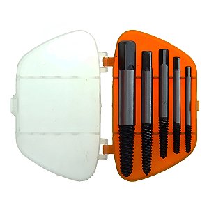 Kit Jogo Extrator De Parafusos Quebrado 5 Peças Starfer - 5048206