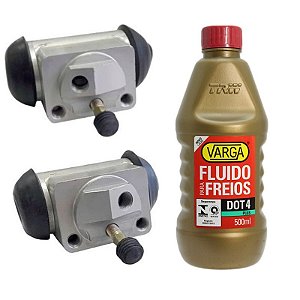 Kit de Cilindro de Freio / Burrinho Ford F-250 com Fluido Varga