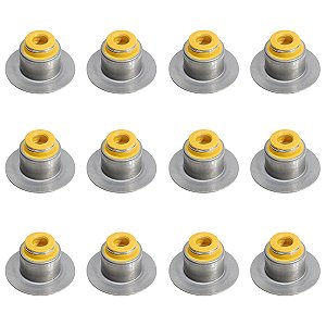 Kit 12 Retentor Haste Válvula P/Motores Cummins Isb 4 6 Cil