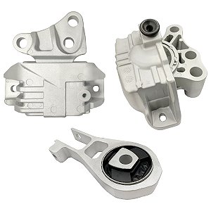 Kit 3 Coxim Esquerdo Direito e Inferior Câmbio Toro Renegade Compass 2.0 Diesel