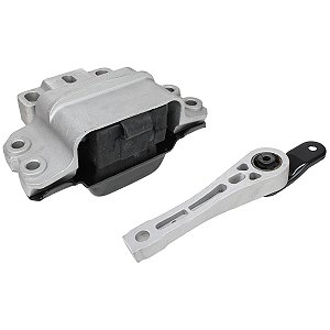 Par Coxim Câmbio Esquerdo + Calço Inferior Vw Jetta MK5 2.5