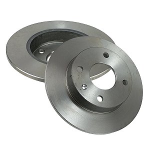 Par Disco de Freio Dianteiro Ford Fiesta 1.3 8V 1993 A 1995 - D41A