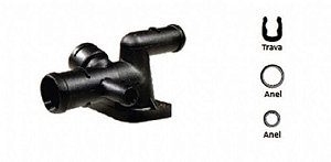 Flange Com Anel Para Golf A4 1.8 20v Turbo 9902 / A3 1.6 8v