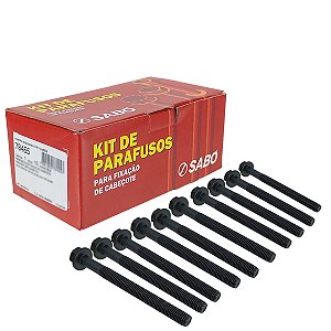 Jogo 10 Parafusos Para Fixação De Cabeçote Fiat Palio Doblo Mobi - M9 X 1 25 X 96MM