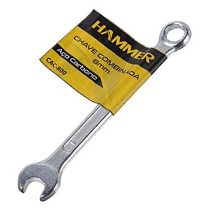 Chave Combinada Aço Carbono 8mm Cac-800 Hammer