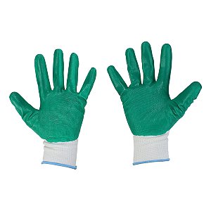 Par Luva Emborrachada De Trabalho Mecânico Pedreiro EPI Segurança