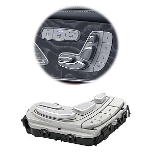 Botão Ajuste Do Banco Dianteiro Direito Mercedes Classe C W205 / GLC C253 2015 a 2019 - A2059057851 / A2139059803