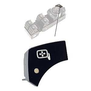 Capa Botão Comando Vidro Retrovisor Esquerdo Fusion 13/16