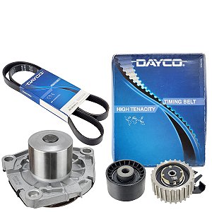 Kit Bomba D`agua + Correia Dayco + Tensor + Polia Toro Renegade Compass 2.0 Diesel