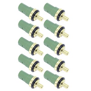 KIT COM 10 SENSOR DE TEMPERATURA DE ÁGUA VOLKSWAGEN GOL FOX POLO GOLF BORA KOMBI PARATI - AUDI A3 A4