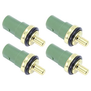 KIT COM 4 SENSOR DE TEMPERATURA DE ÁGUA VOLKSWAGEN GOL FOX POLO GOLF BORA KOMBI PARATI - AUDI A3 A4