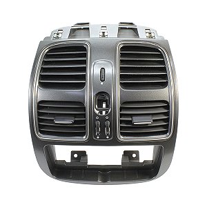 Difusor Central Painel Fiat Palio 2017/... Grand siena 2012 / 2018 Cinza