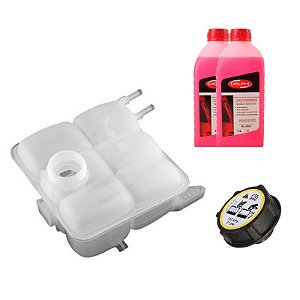 Reservatório do Radiador com Tampa e Fluido Ford