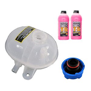 Reservatório de expansão com tampa e Aditivo Fiat 500