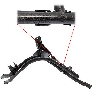 Tubo Duplo Água Radiador Original Vw Jetta Golf / Audi A3 Q3