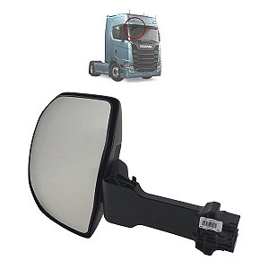 Retrovisor Frontal S/ Chicote Scania Ntg 19/22 S/ Capa Braço