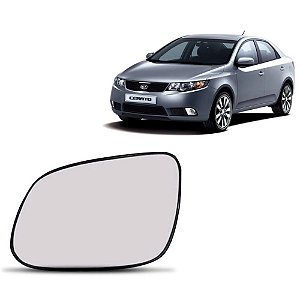 Lente Espelho Do Retrovisor Lado Esquerdo Kia Cerato 2009/2013 - 2240m