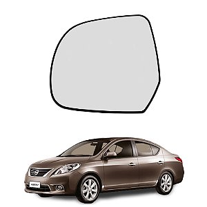 Lente Espelho Do Retrovisor Esquerdo Nissan Versa 10/14