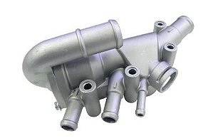 Kit Válvula Termostática Alumínio Ford Courier Ecosport Fiesta Focus Zetec Rocam 1.0 1.6 2002.../ - 440282al