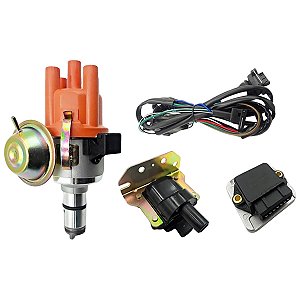 Kit de Ignição Eletrônica Vw Fusca Kombi Brasilia 1300 1500 1600 AT0521 DA1407