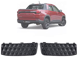 Par Soleira Parachoque Traseiro Original Montana 2023/2025