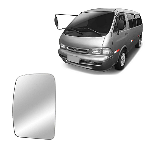 Lente Espelho Do Retrovisor Lado Esquerdo Kia Besta GS -  1998/2004 8018M
