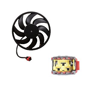 Ventoinha Radiador Peugeot 206/207 2001 a 2015 Novo conector