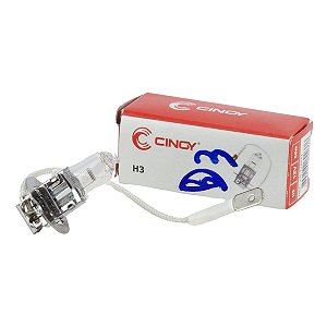 Lâmpada H3 Comum 12V 55W Cinoy - YN12H3T