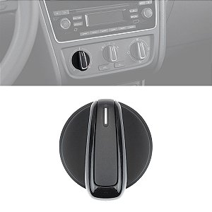 Botão Lateral Comando Ar Condicionado Gol Voyage Saveiro G6 2012 / 2016 (Preto)