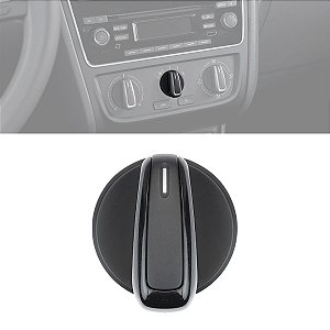 Botão Central Comando Ar Condicionado Gol Voyage Saveiro G6 2012 / 2016 (Preto)