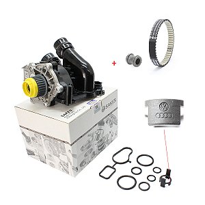 BOMBA DE ÁGUA + CORREIA + TUBO VW GOLF PASSAT JETTA TIGUAN