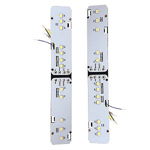 Par Circuito Led Lanterna Traseira Vw Kombi 1976 Até 2014